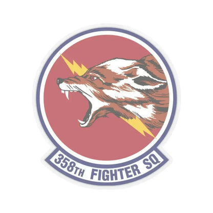358th Fighter Squadron (U.S. Air Force) STICKER Vinyl Kiss-Cut Decal 2 Inch Transparent - The Sticker Space