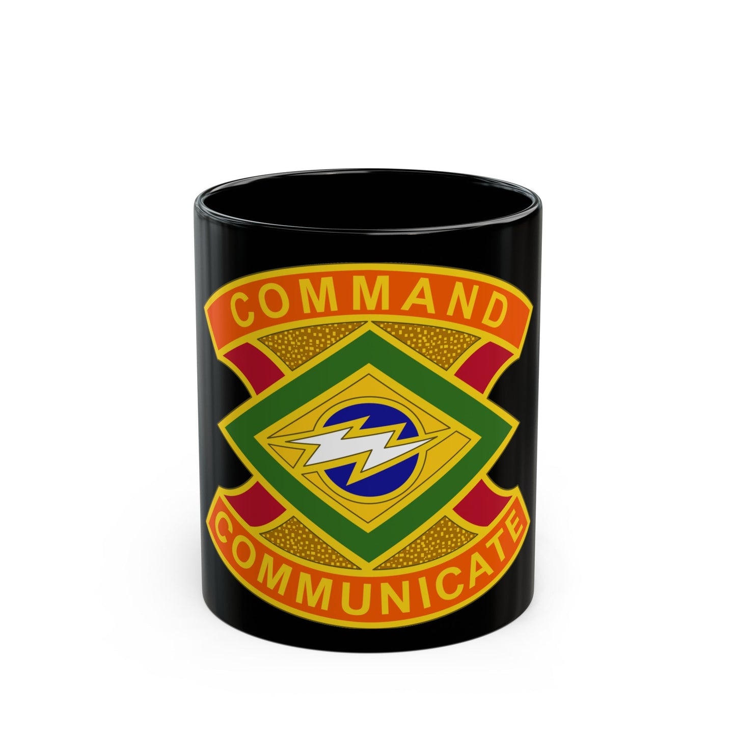 359 Signal Brigade 2 (U.S. Army) Black Coffee Mug-11oz-The Sticker Space