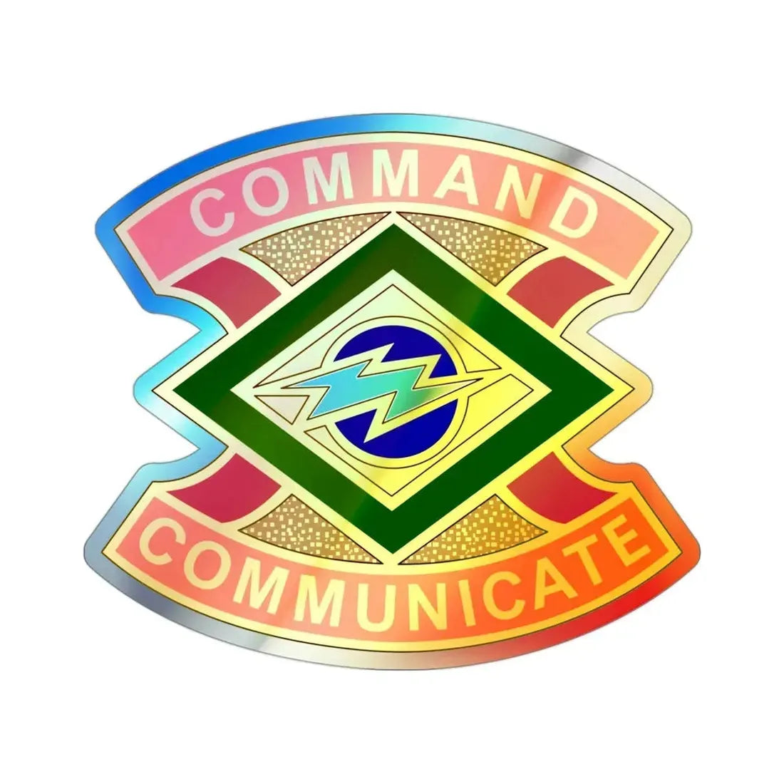 359 Signal Brigade 2 (U.S. Army) Holographic STICKER Die-Cut Vinyl Decal - The Sticker Space