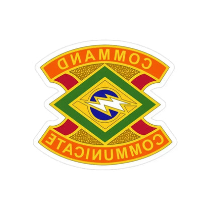 359 Signal Brigade 2 (U.S. Army) REVERSE PRINT Transparent Die-Cut STICKER 2 Inch Die-Cut Transparent - The Sticker Space