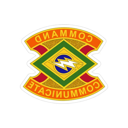 359 Signal Brigade 2 (U.S. Army) REVERSE PRINT Transparent Die-Cut STICKER 3 Inch Die-Cut Transparent - The Sticker Space