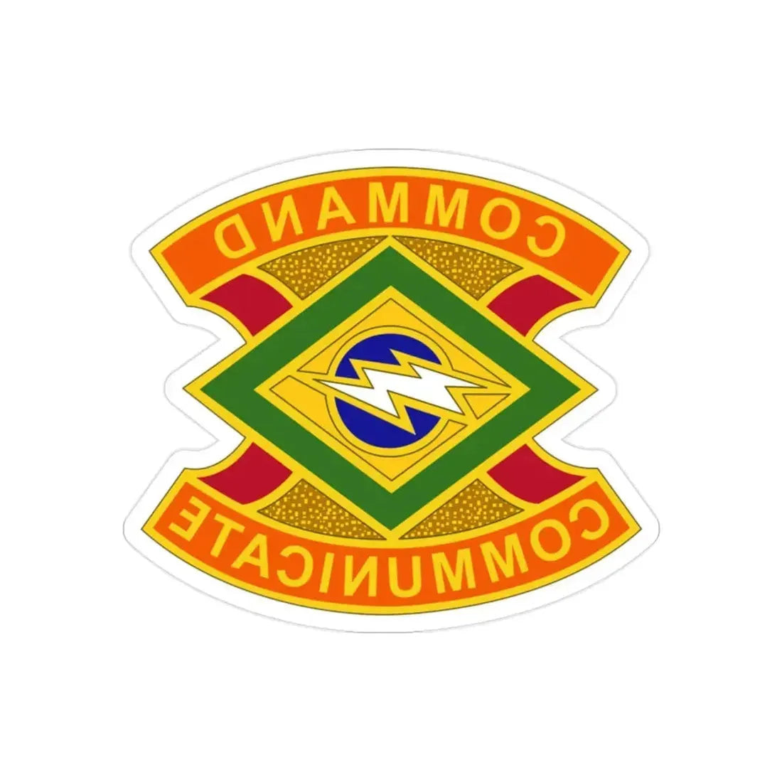 359 Signal Brigade 2 (U.S. Army) REVERSE PRINT Transparent Die-Cut STICKER - The Sticker Space