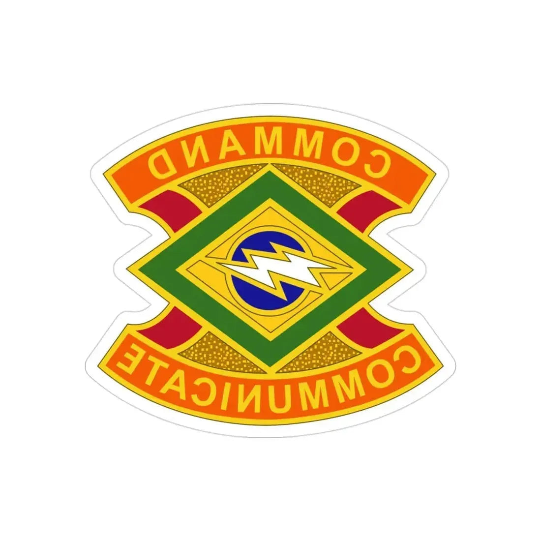 359 Signal Brigade 2 (U.S. Army) REVERSE PRINT Transparent Die-Cut STICKER - The Sticker Space