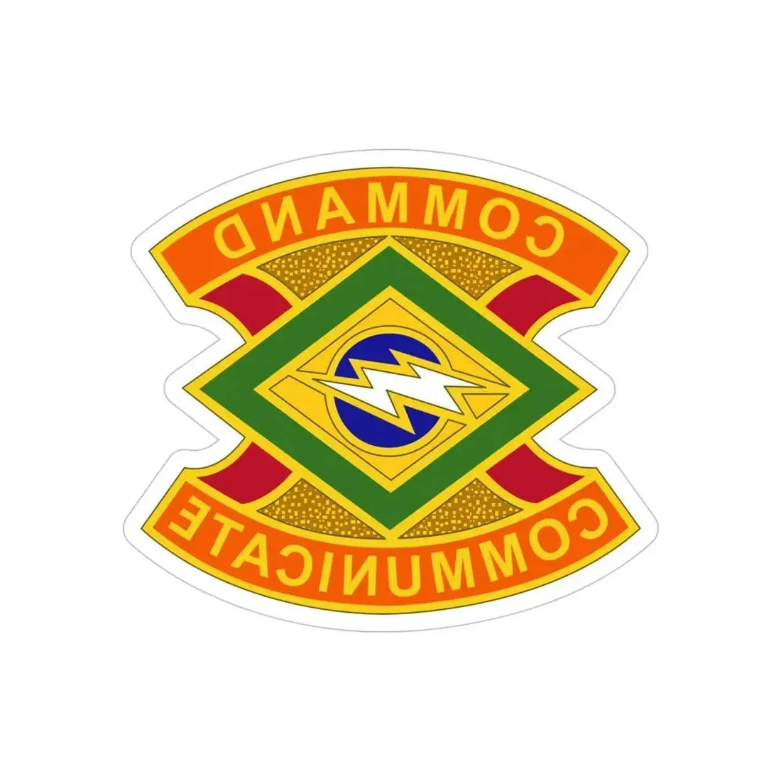 359 Signal Brigade 2 (U.S. Army) REVERSE PRINT Transparent Die-Cut STICKER - The Sticker Space