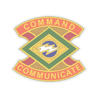 359 Signal Brigade 2 (U.S. Army) STICKER Vinyl Kiss-Cut Decal 2 Inch Transparent - The Sticker Space