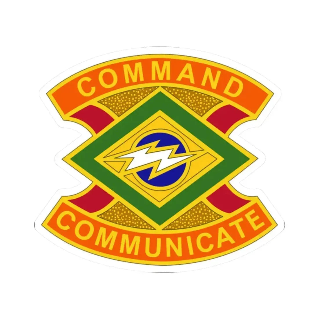 359 Signal Brigade 2 (U.S. Army) STICKER Vinyl Kiss-Cut Decal 2 Inch White - The Sticker Space