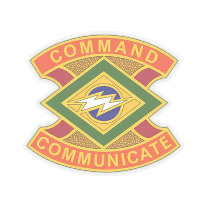 359 Signal Brigade 2 (U.S. Army) STICKER Vinyl Kiss-Cut Decal 6 Inch Transparent - The Sticker Space