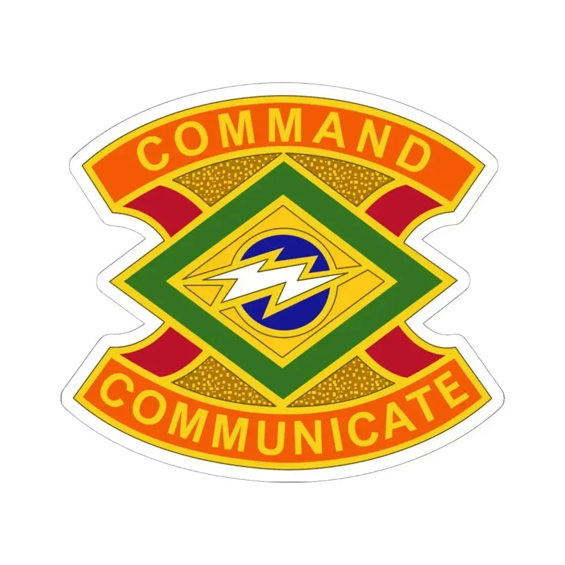 359 Signal Brigade 2 (U.S. Army) STICKER Vinyl Kiss-Cut Decal 6 Inch White - The Sticker Space