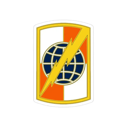 359 Signal Brigade 3 (U.S. Army) REVERSE PRINT Transparent Die-Cut STICKER 2 Inch Die-Cut Transparent - The Sticker Space