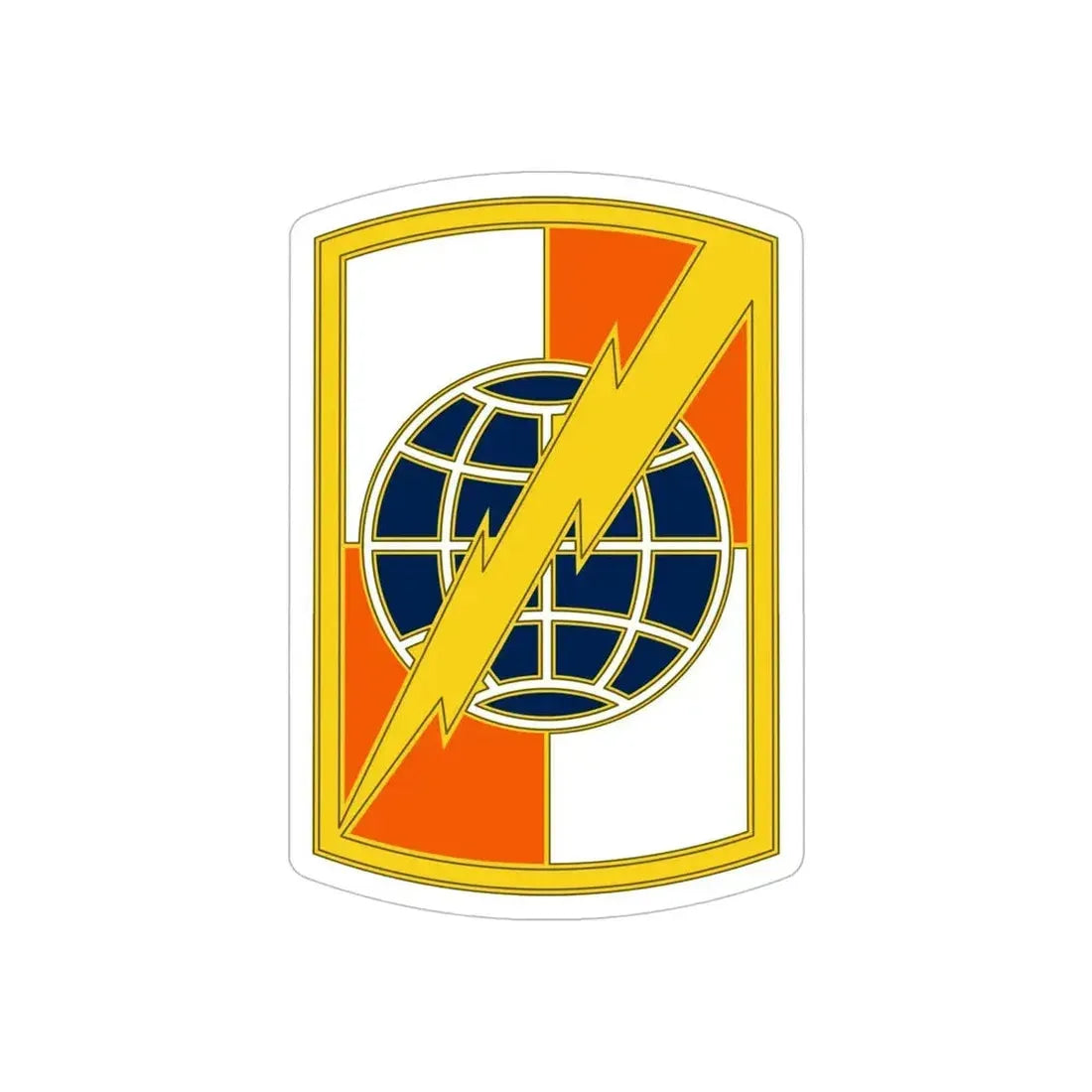 359 Signal Brigade 3 (U.S. Army) REVERSE PRINT Transparent Die-Cut STICKER - The Sticker Space