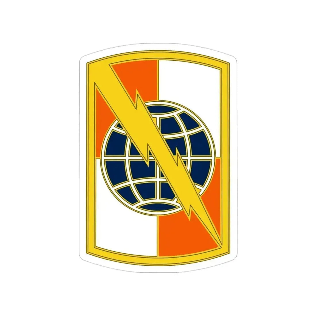 359 Signal Brigade 3 (U.S. Army) Transparent STICKER Die-Cut Vinyl Decal 3 Inch - The Sticker Space