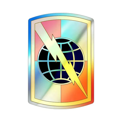 359 Signal Brigade (U.S. Army) Holographic STICKER Die-Cut Vinyl Decal 5 Inch Holographic - The Sticker Space