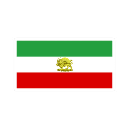 Post-constitutional Revolution State Flag of Persia (Iran) STICKER Vinyl Kiss-Cut Decal