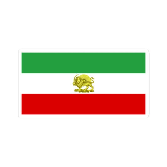 Post-constitutional Revolution State Flag of Persia (Iran) STICKER Vinyl Kiss-Cut Decal