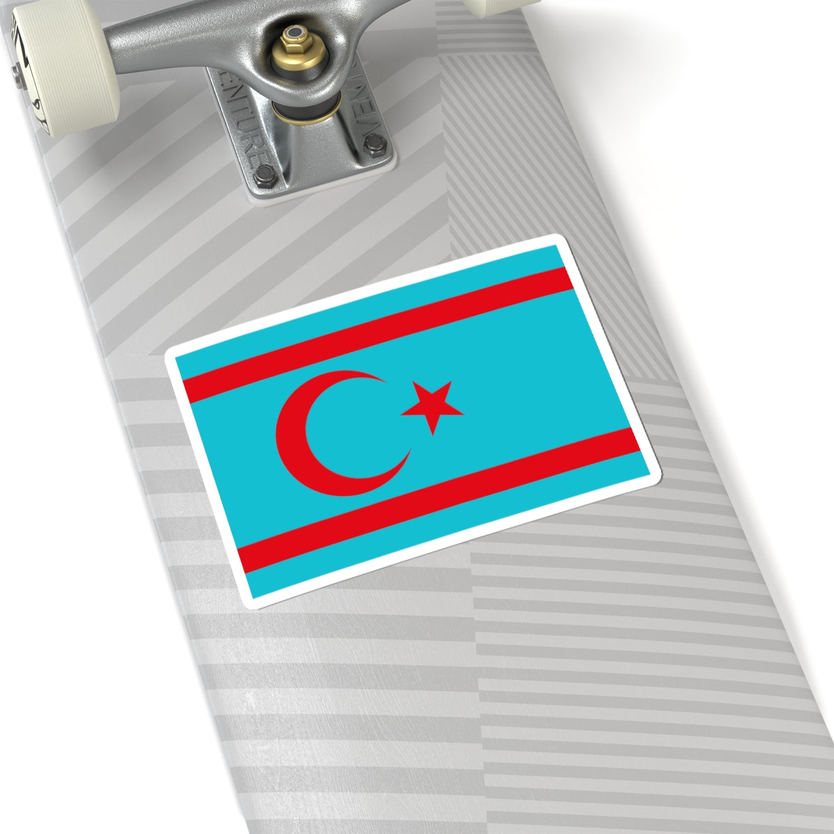 Flag of Syrian Turkmens (Syria) STICKER Vinyl Kiss-Cut Decal