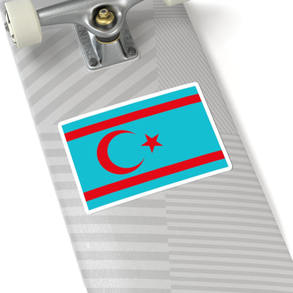 Flag of Syrian Turkmens (Syria) STICKER Vinyl Kiss-Cut Decal