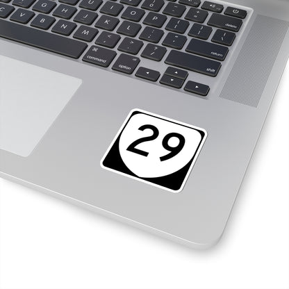 Virginia 29 (Virginia) (Road Sign) STICKER Vinyl Kiss-Cut Decal
