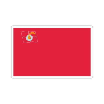 Flag of the Japanese Communist Party (Japan) STICKER Vinyl Kiss-Cut Decal