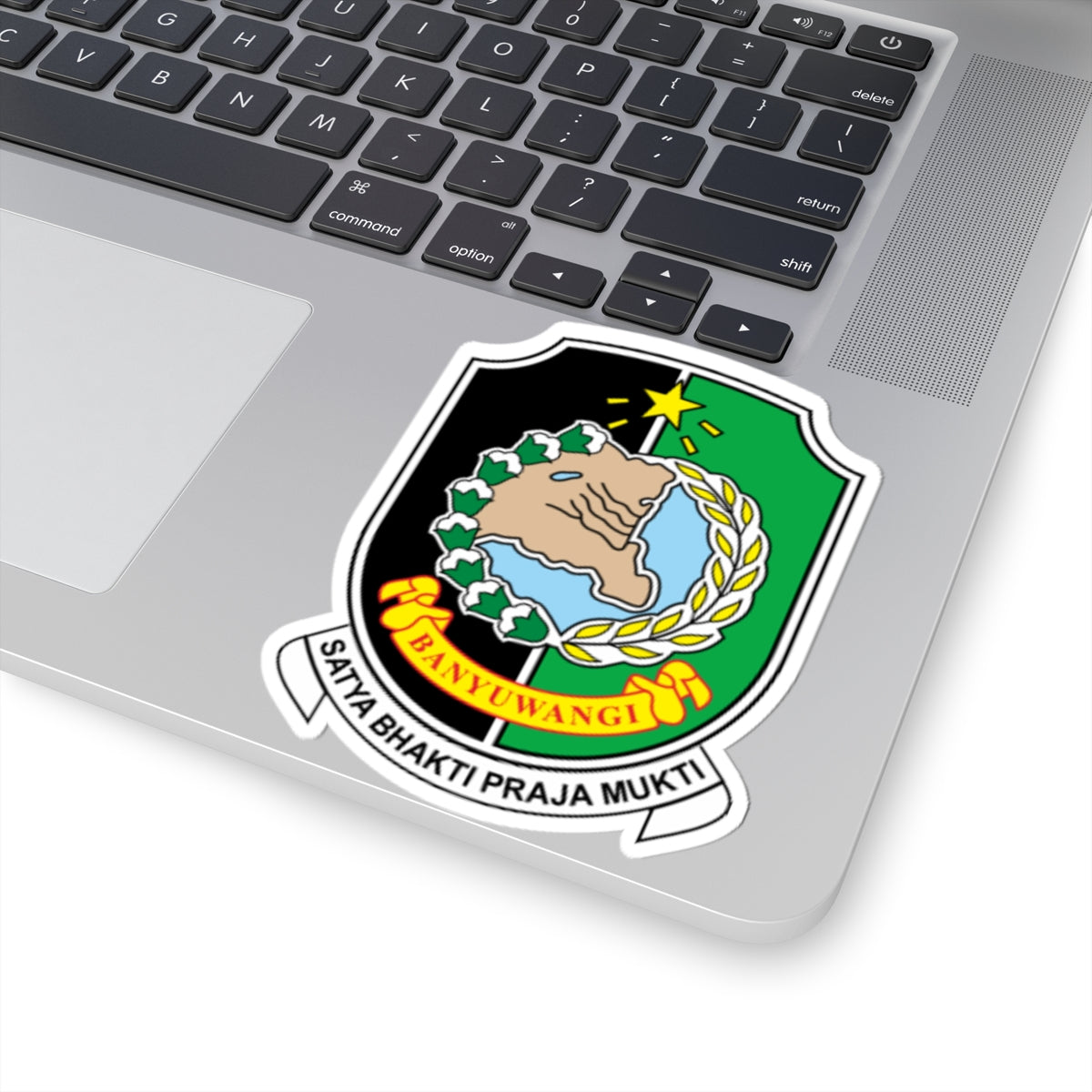 Banyuwangi Regency coat of arms (Indonesia) (Coat of Arms) STICKER Vinyl Kiss-Cut Decal