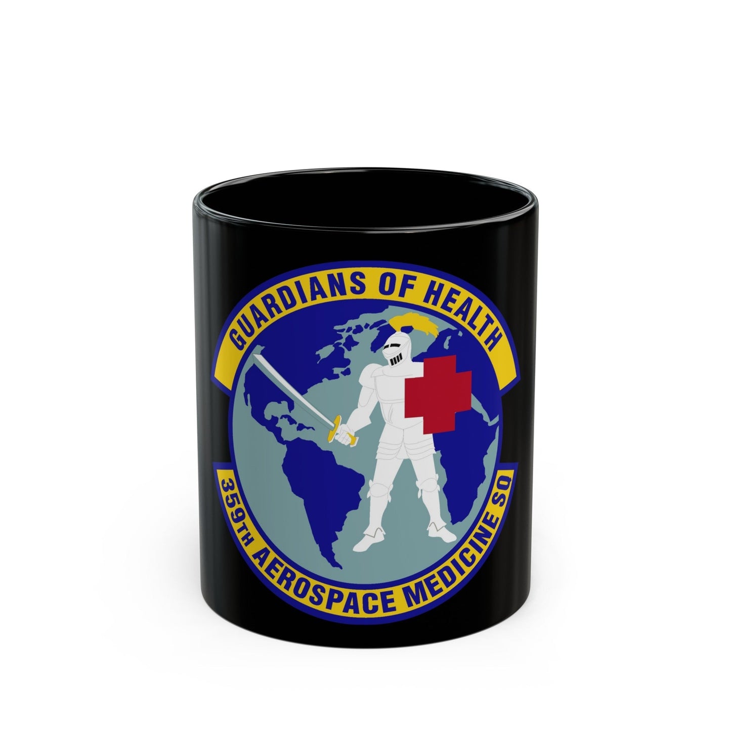 359th Aerospace Medicine Squadron (U.S. Air Force) Black Coffee Mug-11oz-The Sticker Space