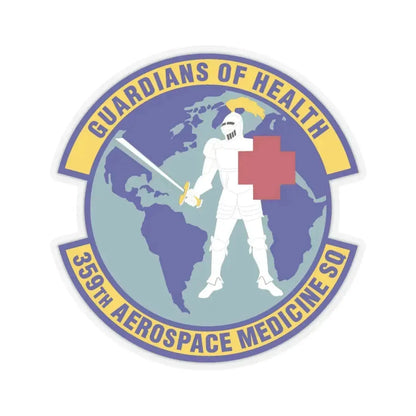 359th Aerospace Medicine Squadron (U.S. Air Force) STICKER Vinyl Kiss-Cut Decal 6 Inch Transparent - The Sticker Space