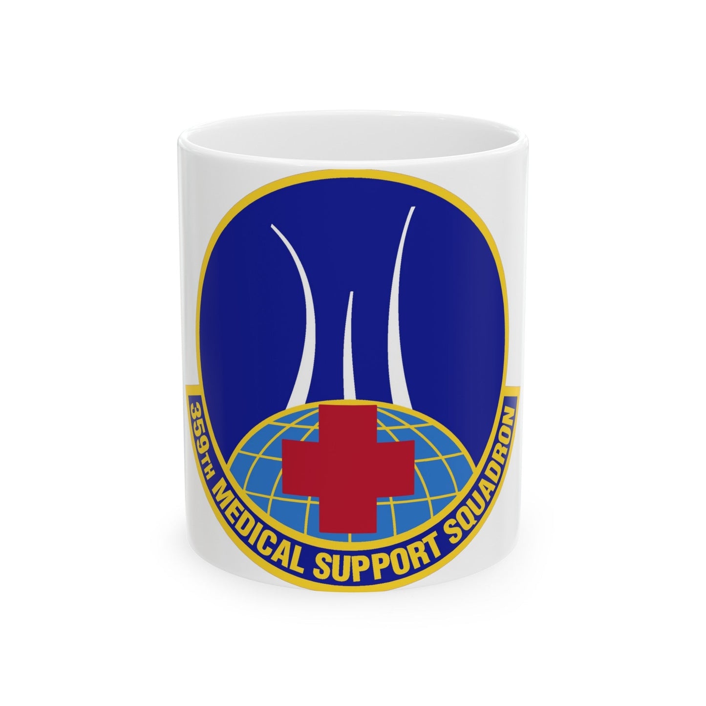 359th Medical Support Squadron (U.S. Air Force) White Coffee Mug-11oz-The Sticker Space