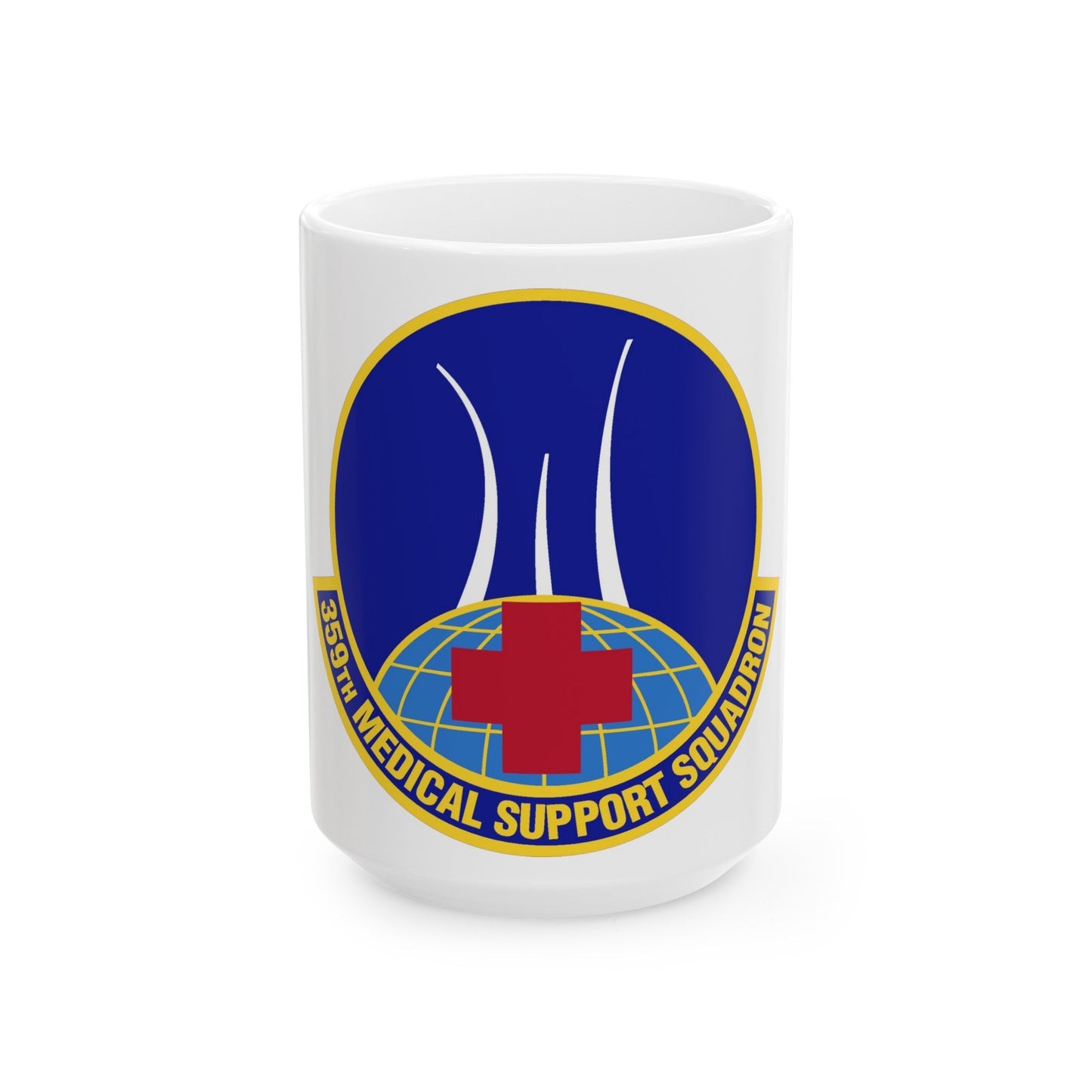 359th Medical Support Squadron (U.S. Air Force) White Coffee Mug-15oz-The Sticker Space