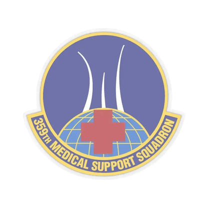 359th Medical Support Squadron (U.S. Air Force) STICKER Vinyl Kiss-Cut Decal 4 Inch Transparent - The Sticker Space