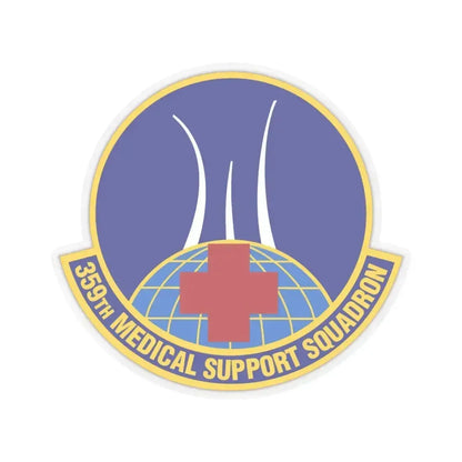 359th Medical Support Squadron (U.S. Air Force) STICKER Vinyl Kiss-Cut Decal 6 Inch Transparent - The Sticker Space