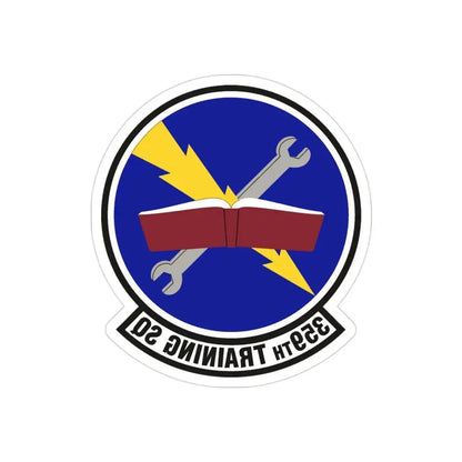 359th Training Squadron (U.S. Air Force) REVERSE PRINT Transparent Die-Cut STICKER - The Sticker Space