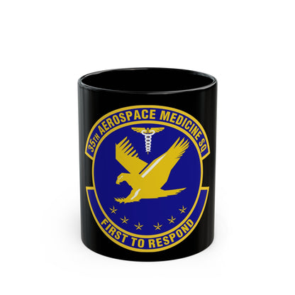 35th Aerospace Medicine Squadron (U.S. Air Force) Black Coffee Mug-11oz-The Sticker Space