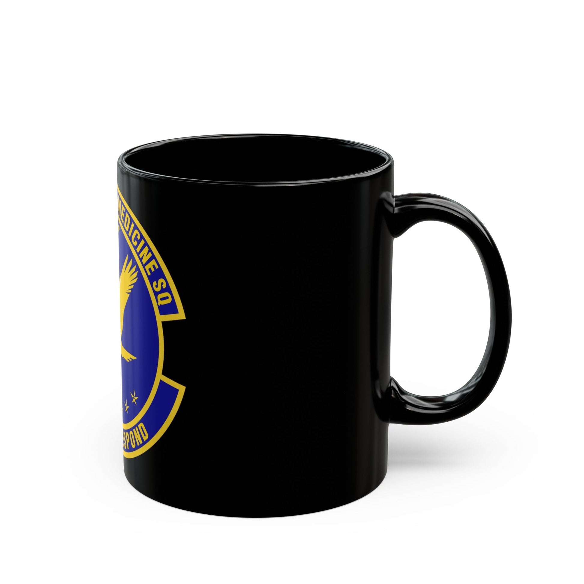 35th Aerospace Medicine Squadron (U.S. Air Force) Black Coffee Mug-The Sticker Space