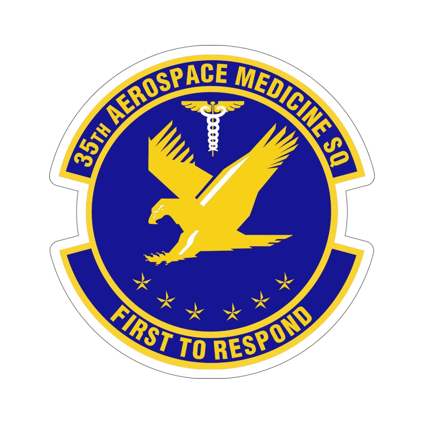 35th Aerospace Medicine Squadron (U.S. Air Force) STICKER Vinyl Die-Cut Decal-6 Inch-The Sticker Space
