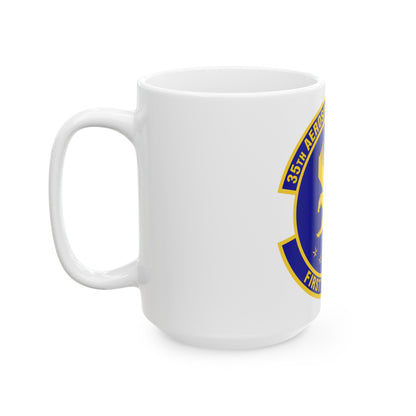 35th Aerospace Medicine Squadron (U.S. Air Force) White Coffee Mug-The Sticker Space