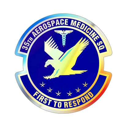 35th Aerospace Medicine Squadron (U.S. Air Force) Holographic STICKER Die-Cut Vinyl Decal - The Sticker Space