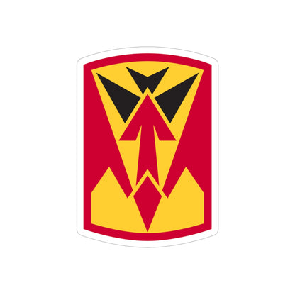 35th Air Defense Artillery Brigade (U.S. Army) REVERSE PRINT Transparent STICKER-6" × 6"-The Sticker Space