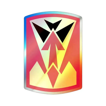 35th Air Defense Artillery Brigade (U.S. Army) Holographic STICKER Die-Cut Vinyl Decal 4 Inch Holographic - The Sticker Space