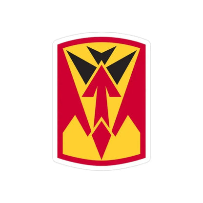 35th Air Defense Artillery Brigade (U.S. Army) REVERSE PRINT Transparent Die-Cut STICKER 2 Inch Die-Cut Transparent - The Sticker Space