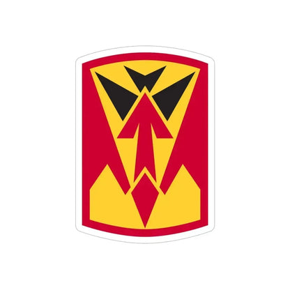 35th Air Defense Artillery Brigade (U.S. Army) REVERSE PRINT Transparent Die-Cut STICKER 6 Inch Die-Cut Transparent - The Sticker Space