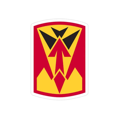 35th Air Defense Artillery Brigade (U.S. Army) REVERSE PRINT Transparent Die-Cut STICKER - The Sticker Space