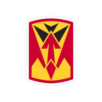 35th Air Defense Artillery Brigade (U.S. Army) REVERSE PRINT Transparent Die-Cut STICKER - The Sticker Space