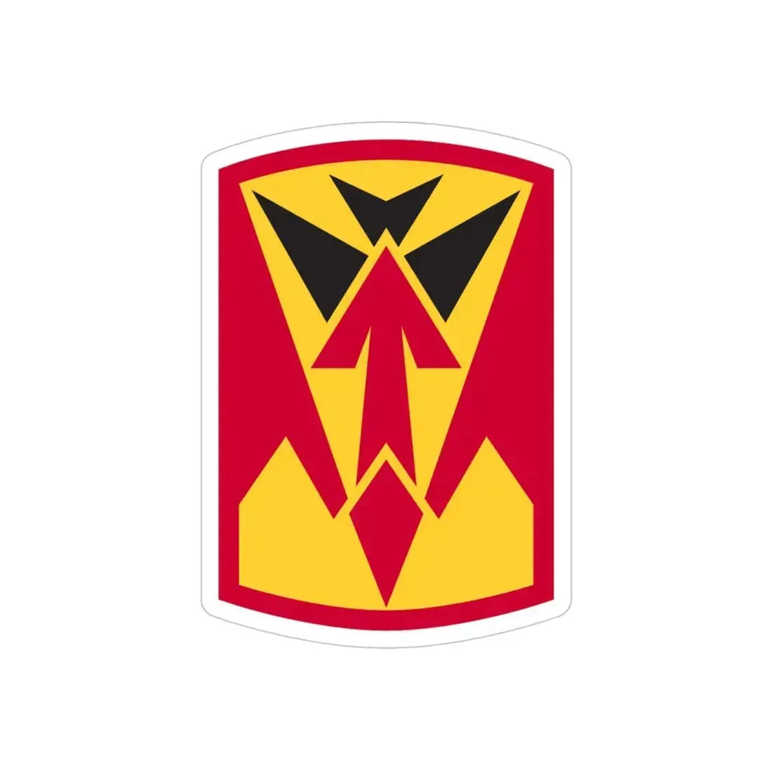 35th Air Defense Artillery Brigade (U.S. Army) REVERSE PRINT Transparent Die-Cut STICKER - The Sticker Space