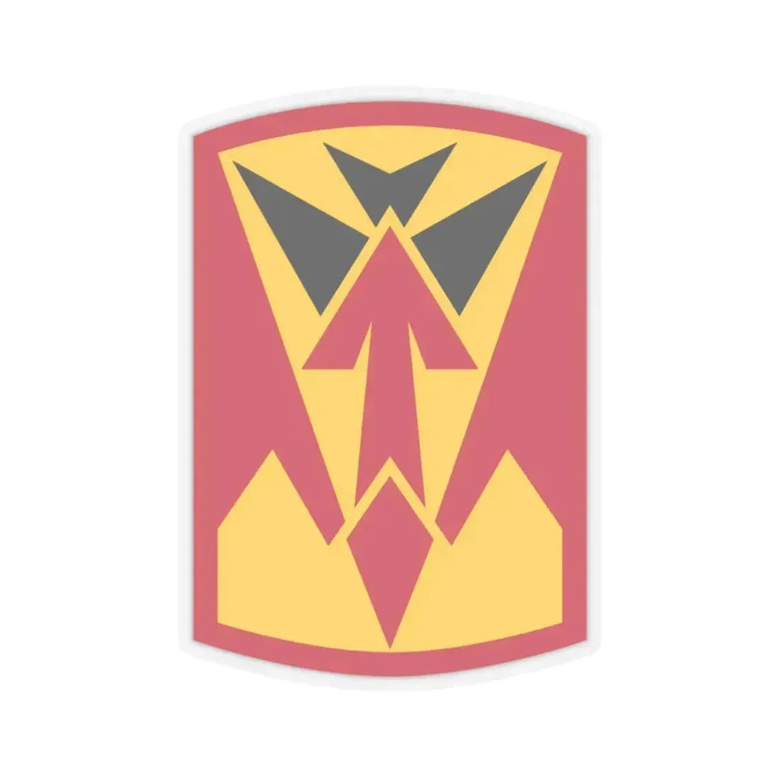 35th Air Defense Artillery Brigade (U.S. Army) STICKER Vinyl Kiss-Cut Decal 4 Inch Transparent - The Sticker Space