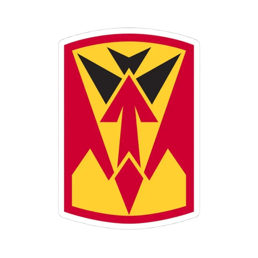 35th Air Defense Artillery Brigade (U.S. Army) STICKER Vinyl Kiss-Cut Decal 4 Inch White - The Sticker Space