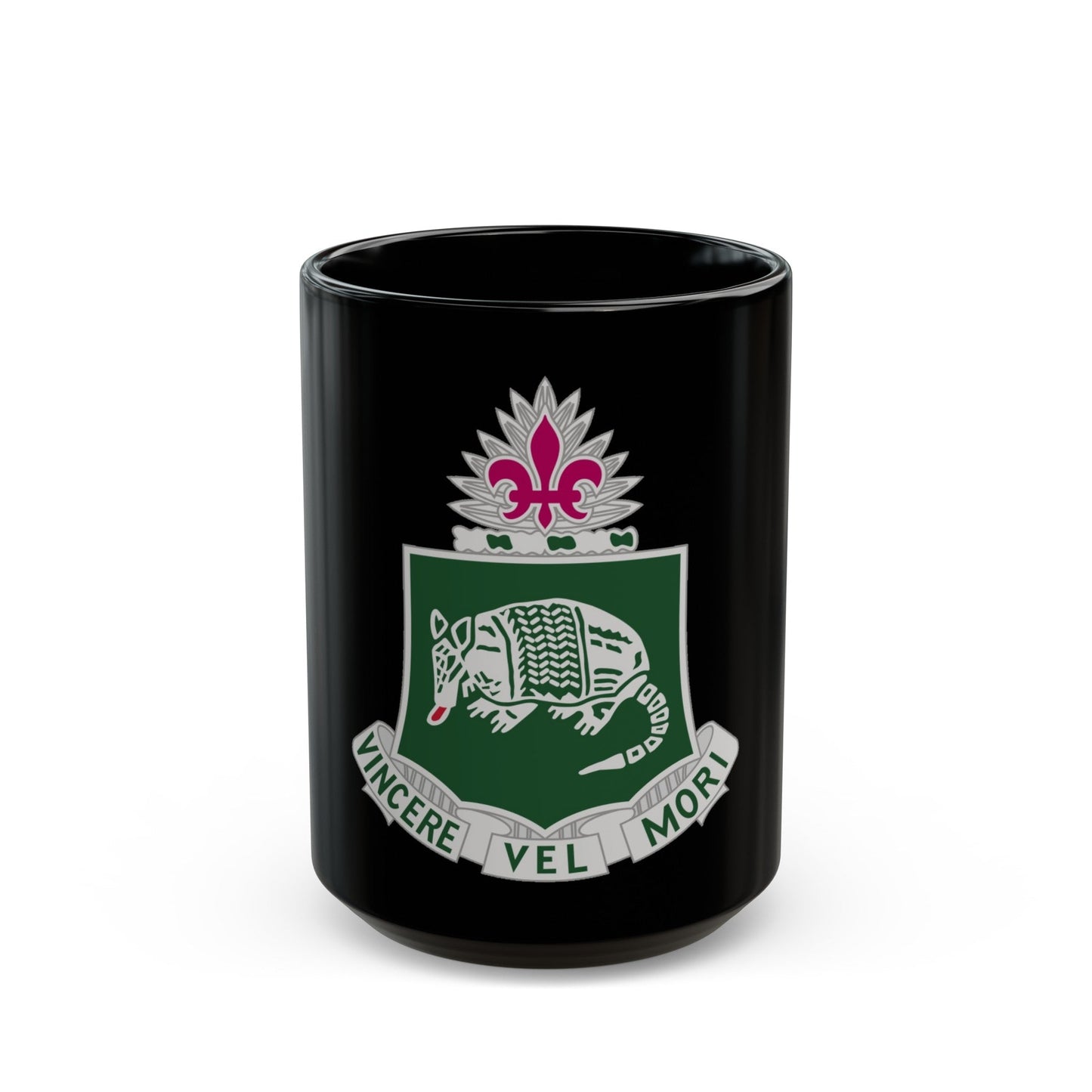 35th Armored Regiment (U.S. Army) Black Coffee Mug-15oz-The Sticker Space