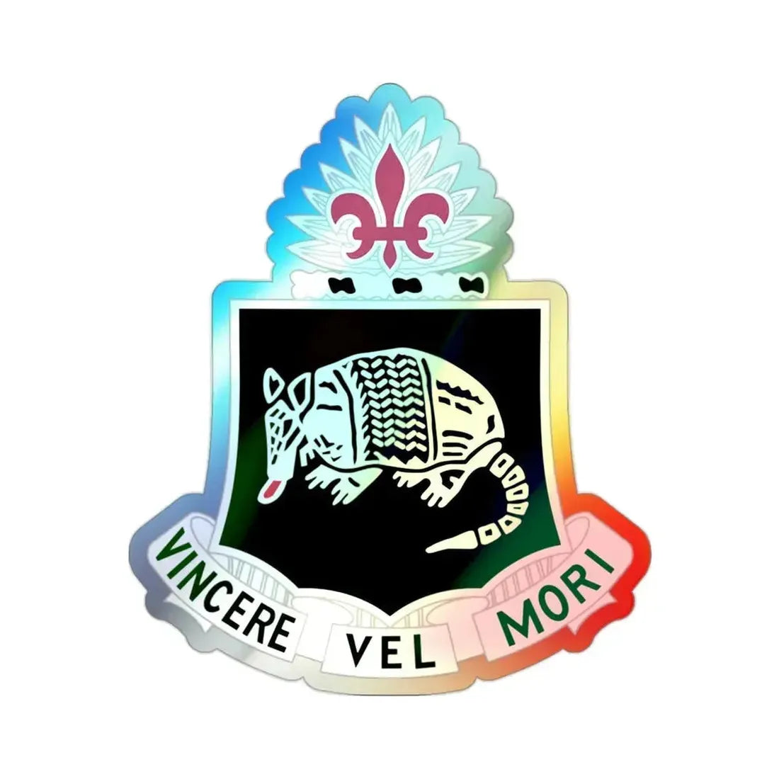35th Armored Regiment (U.S. Army) Holographic STICKER Die-Cut Vinyl Decal 2 Inch Holographic - The Sticker Space