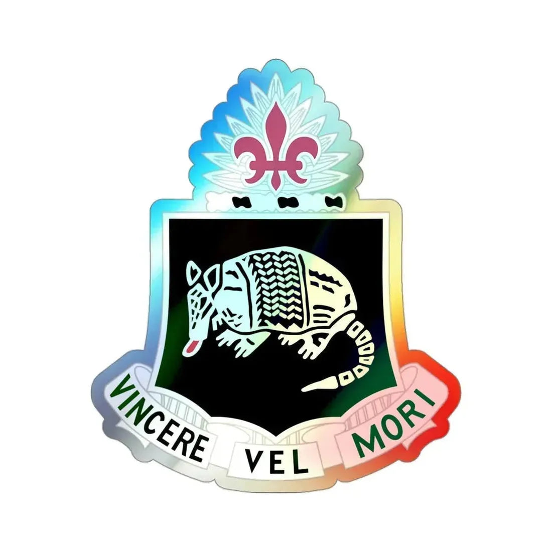 35th Armored Regiment (U.S. Army) Holographic STICKER Die-Cut Vinyl Decal 3 Inch Holographic - The Sticker Space