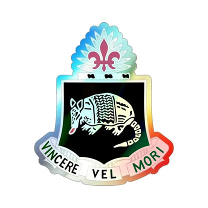 35th Armored Regiment (U.S. Army) Holographic STICKER Die-Cut Vinyl Decal 3 Inch Holographic - The Sticker Space