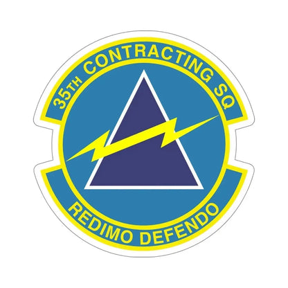 35th Contracting Squadron (U.S. Air Force) STICKER Vinyl Die-Cut Decal - The Sticker Space
