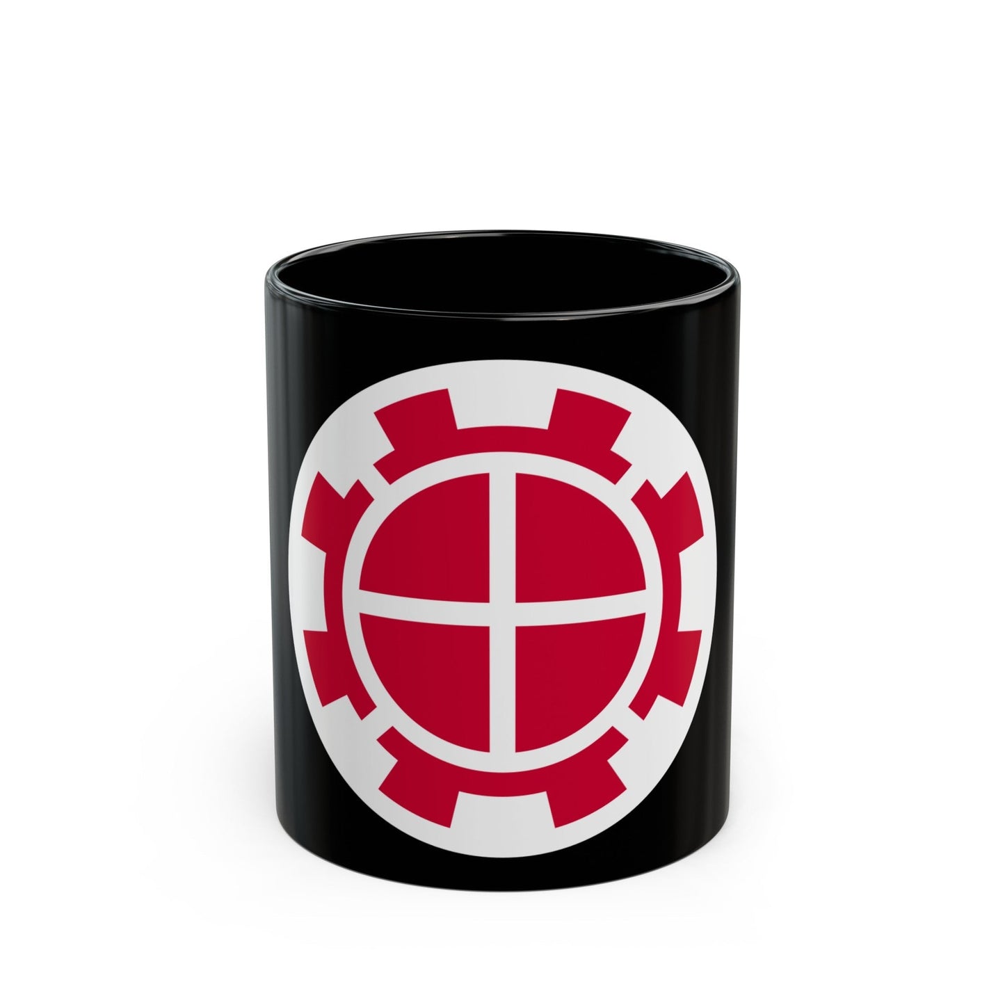 35th Engineer Brigade (U.S. Army) Black Coffee Mug-11oz-The Sticker Space